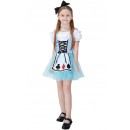 Children's Fantasy Wonderland Alice Kids Maid Costume