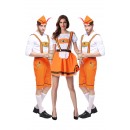 German Beer Bavarian Oktoberfest Couple Lederhosen Costume