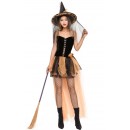 Halloween Woman Devil Pumpkin Witch Costumes