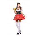 Womens Dress Oktoberfest Fraulein Costume