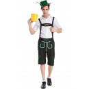 British Menswear Worker's Uniform For Oktoberfest Farmer's Game Show