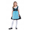 Girls German Dirndl Dress Oktoberfest Fraulein Costume 