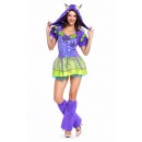 Halloween Purple Posh Monster Classic Costumes