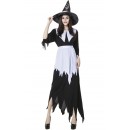 Halloween Costume Witch Dress Irregular Long Section