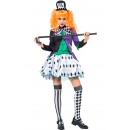 Alice Halloween Cosplay Clown Plaid Costume