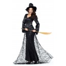 Halloween Costumes Black Witch Cosplay Costume