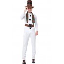 Christmas Party Man White Christmas Snowman Costume