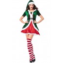 Christmas Elf Costume Woman Party Cosplay Sets 