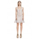 Herve Leger Katrina Lace-Up Grommet Dress