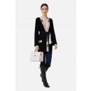 EF Long Sleeve Knit Cardigan Coat Bandage Dress