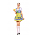 Oktoberfest Dirndl Dress Short Sleeve Mini Dress