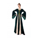 Halloween Parent-Child Costume Renaissance Retro Long Sleeve Midi Dress