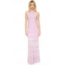 Herve Leger Cutouts Alejandra Pointelle Pink