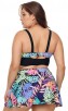 Printed Plus Size Sexy Bikini Split Swimsuit