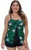 Hawaiian Beach Swimsuit Top Plus Size