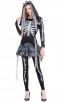 Skeleton Ghost Bride Halloween Zombie Stage Cosplay Costume 