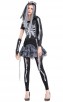 Skeleton Ghost Bride Halloween Zombie Stage Cosplay Costume 