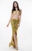Sexy Sequin Glitter Golden Mermaid Evening Dress