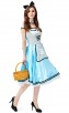 Halloween Alice In Wonderland Black And White Dot Cosplay Costume