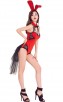 Halloween Sexy Red Lace Rabbit Costume