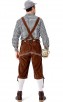 German Oktoberfest Traditional Men's Plaid Beer Costumes