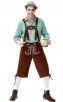 German Oktoberfest Traditional Men's Plaid Beer Costumes