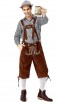 German Oktoberfest Traditional Men's Plaid Beer Costumes