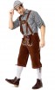 German Oktoberfest Traditional Men's Plaid Beer Costumes