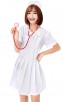 Halloween Classic White Suit Sexy Nurse Costume