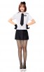 Halloween Sexy First Class pilot Captain Costume