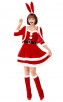 Red Bunny Ears Christmas Dress