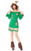 Halloween Green Women Rogue Robin Hood Masquerade Costume