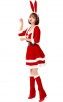 Red Bunny Ears Christmas Dress