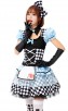 Halloween Alice In Wonderland Alarm Clock Maid Dress