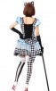 Halloween Alice In Wonderland Alarm Clock Maid Dress