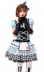 Halloween Alice In Wonderland Alarm Clock Maid Dress