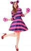 Halloween Cheshire Cat Cute Striped Dress