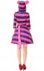 Halloween Cheshire Cat Cute Striped Dress