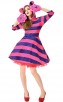 Halloween Cheshire Cat Cute Striped Dress