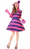 Halloween Cheshire Cat Cute Striped Dress