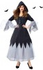 Halloween Female Mage Witch Black Robe