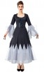 Halloween Female Mage Witch Black Robe