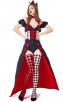 Halloween Cosplay Red Heart Queen Off-shoulder Costume