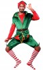 Christmas Long Sleeve Santa Men's Elf Costume