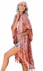 Hawaiian Seaside Vacation Tassel Coat Sunscreen Suit