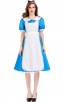 Halloween Alice In Wonderland Blue Stage Costume