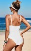 Sexy Solid Color Halter One-Piece Bikini