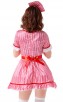 Cosplay Sexy Naughty Pink Nurse Halloween Costume