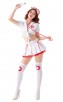 Aimerfeel-sexy Nurse Outfit With White Mini Skirt