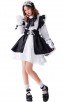 Halloween Loli Maid Black And White Lolita Costume